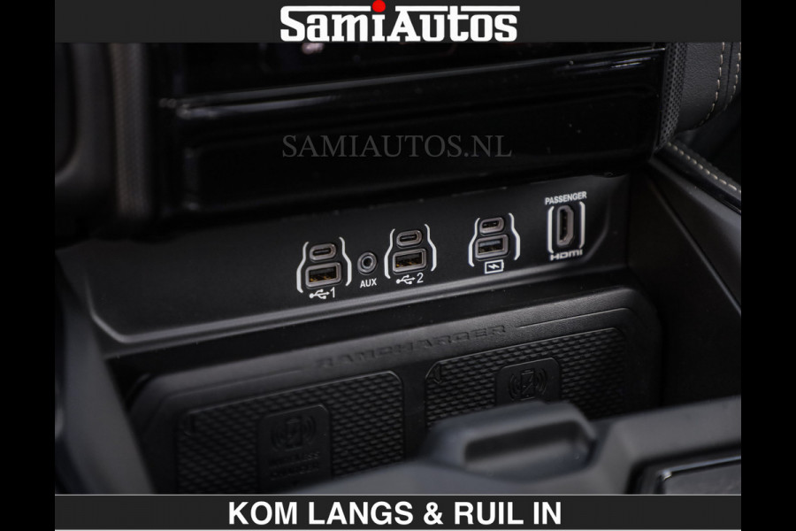 Dodge Ram Limited 540 PK | HUD | LUCHTVERING | MASSAGE | PASSAGIERSSCHERM | De Meest Luxe en Volle Pick-Up in zijn Klasse | Comfortabele Dubbele Cabine met Royale 5 Zitplaatsen | BPM vrij | Nu Leverbaar uit Voorraad | Voorraad Nr 2335 - 5153 | De specialist in Amerikaanse pick‑ups in Nederland en Europa.
