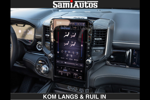 Dodge Ram Limited 540 PK | HUD | LUCHTVERING | MASSAGE | PASSAGIERSSCHERM | De Meest Luxe en Volle Pick-Up in zijn Klasse | Comfortabele Dubbele Cabine met Royale 5 Zitplaatsen | BPM vrij | Nu Leverbaar uit Voorraad | Voorraad Nr 2335 - 5153 | De specialist in Amerikaanse pick‑ups in Nederland en Europa.