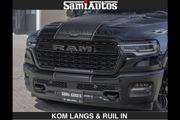 Dodge Ram Limited 540 PK | HUD | LUCHTVERING | MASSAGE | PASSAGIERSSCHERM | De Meest Luxe en Volle Pick-Up in zijn Klasse | Comfortabele Dubbele Cabine met Royale 5 Zitplaatsen | BPM vrij | Nu Leverbaar uit Voorraad | Voorraad Nr 2335 - 5153 | De specialist in Amerikaanse pick‑ups in Nederland en Europa.