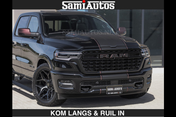 Dodge Ram Limited 540 PK | HUD | LUCHTVERING | MASSAGE | PASSAGIERSSCHERM | De Meest Luxe en Volle Pick-Up in zijn Klasse | Comfortabele Dubbele Cabine met Royale 5 Zitplaatsen | BPM vrij | Nu Leverbaar uit Voorraad | Voorraad Nr 2335 - 5153 | De specialist in Amerikaanse pick‑ups in Nederland en Europa.