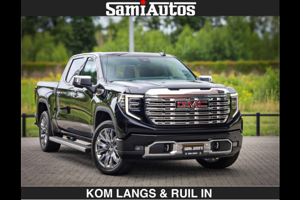 GMC Sierra DENALI | All-In Prijs | 6,2 V8 Full Option | De Meest Luxe Pick-Up in zijn Klasse | Comfortabele Dubbele Cabine met Royale 5 Zitplaatsen | BPM vrij | Nu Leverbaar uit Voorraad | Voorraad Nr 2232 | De specialist in Amerikaanse pick‑ups in Nederland en Europa.