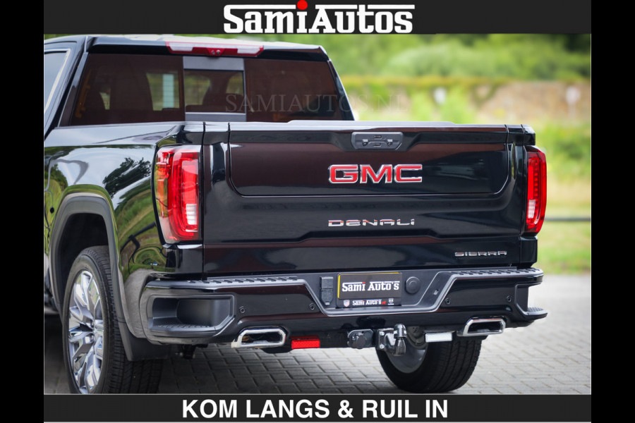 GMC Sierra DENALI | All-In Prijs | 6,2 V8 Full Option | De Meest Luxe Pick-Up in zijn Klasse | Comfortabele Dubbele Cabine met Royale 5 Zitplaatsen | BPM vrij | Nu Leverbaar uit Voorraad | Voorraad Nr 2232 | De specialist in Amerikaanse pick‑ups in Nederland en Europa.
