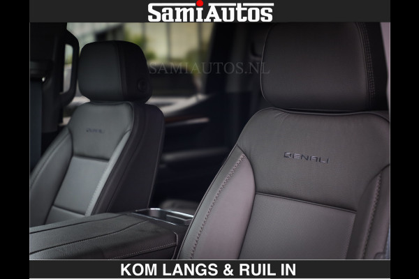 GMC Sierra DENALI | All-In Prijs | 6,2 V8 Full Option | De Meest Luxe Pick-Up in zijn Klasse | Comfortabele Dubbele Cabine met Royale 5 Zitplaatsen | BPM vrij | Nu Leverbaar uit Voorraad | Voorraad Nr 2232 | De specialist in Amerikaanse pick‑ups in Nederland en Europa.