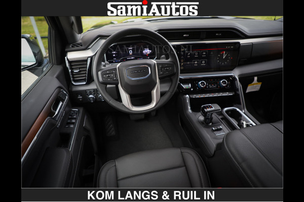 GMC Sierra DENALI | All-In Prijs | 6,2 V8 Full Option | De Meest Luxe Pick-Up in zijn Klasse | Comfortabele Dubbele Cabine met Royale 5 Zitplaatsen | BPM vrij | Nu Leverbaar uit Voorraad | Voorraad Nr 2232 | De specialist in Amerikaanse pick‑ups in Nederland en Europa.