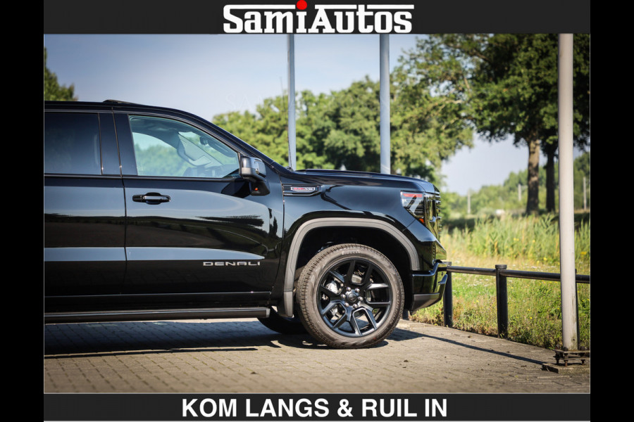 GMC Sierra DENALI 6.2 V8 426PK Full Option | De Meest Luxe Pick-Up in zijn Klasse | Comfortabele Dubbele Cabine met Royale 5 Zitplaatsen | BPM vrij | Nu Leverbaar uit Voorraad | Voorraad Nr 1924 | De specialist in Amerikaanse pick‑ups in Nederland en Europa.