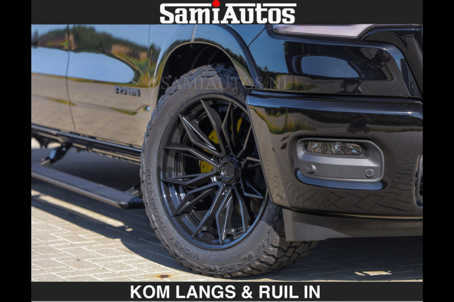 Dodge Ram Limited Night H.O 540HP 706Nm | Massage + Full Option | De Meest Luxe en Volle Pick-Up in zijn Klasse | Comfortabele Dubbele Cabine met Royale 5 Zitplaatsen | BPM vrij | Nu Leverbaar uit Voorraad | Voorraad Nr 2356 - 0990 | De specialist in Amerikaanse pick‑ups in Nederland en Europa.