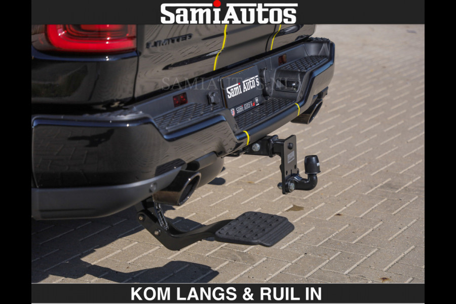 Dodge Ram Limited Night H.O 540HP 706Nm | Massage + Full Option | De Meest Luxe en Volle Pick-Up in zijn Klasse | Comfortabele Dubbele Cabine met Royale 5 Zitplaatsen | BPM vrij | Nu Leverbaar uit Voorraad | Voorraad Nr 2356 - 0990 | De specialist in Amerikaanse pick‑ups in Nederland en Europa.