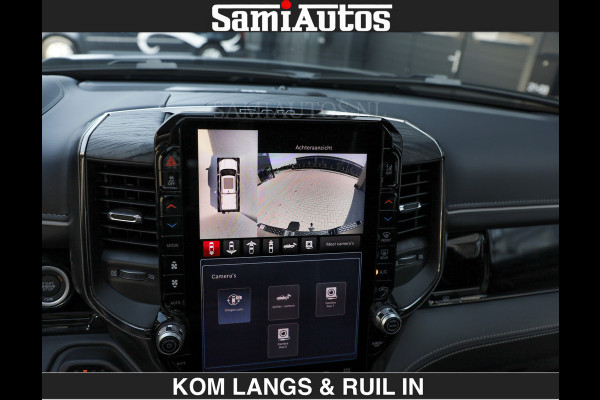 Dodge Ram Limited Night H.O 540HP 706Nm | Massage + Full Option | De Meest Luxe en Volle Pick-Up in zijn Klasse | Comfortabele Dubbele Cabine met Royale 5 Zitplaatsen | BPM vrij | Nu Leverbaar uit Voorraad | Voorraad Nr 2356 - 0990 | De specialist in Amerikaanse pick‑ups in Nederland en Europa.