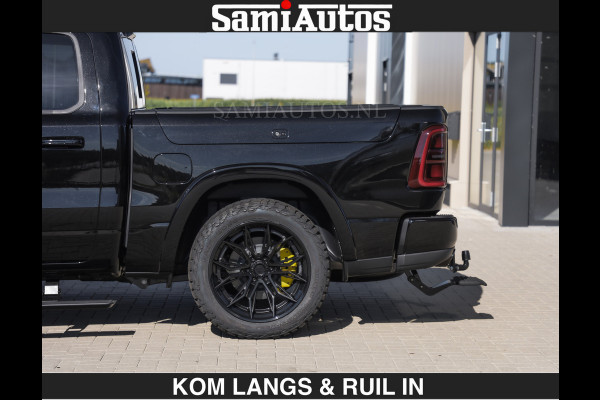 Dodge Ram Limited Night H.O 540HP 706Nm | Massage + Full Option | De Meest Luxe en Volle Pick-Up in zijn Klasse | Comfortabele Dubbele Cabine met Royale 5 Zitplaatsen | BPM vrij | Nu Leverbaar uit Voorraad | Voorraad Nr 2356 - 0990 | De specialist in Amerikaanse pick‑ups in Nederland en Europa.