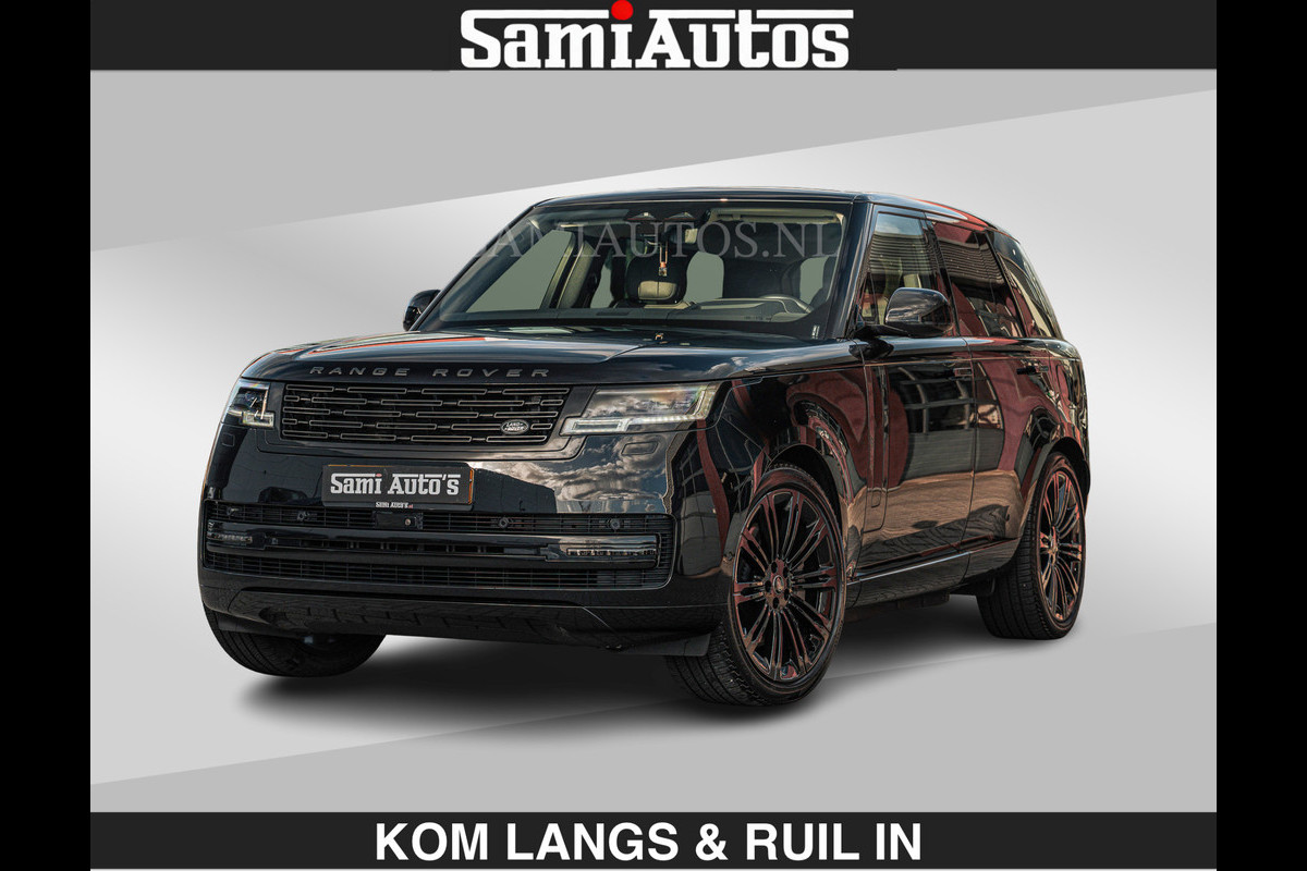 Land Rover Range Rover P550e 551 PK GARANTIE TOT 14-03-2029 | ACHTERAS BESTURING | SOFT CLOSE | HEAD-UP | FACELIFT MODEL | 23 INCH VELGEN | PANORAMADAK | STUURVERWARMING | STOEL KOELING | Incl btw | Fabrieksgarantie tot 14-03-2029 – Geniet van gemoedsrust met uitgebreide dekking tot deze datum.