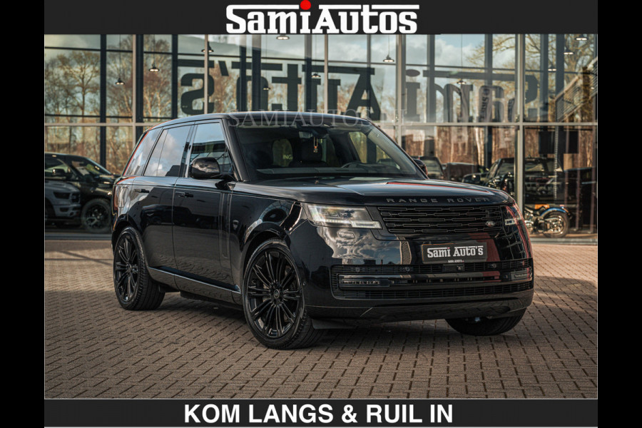 Land Rover Range Rover P550e 551 PK GARANTIE TOT 14-03-2029 | ACHTERAS BESTURING | SOFT CLOSE | HEAD-UP | FACELIFT MODEL | 23 INCH VELGEN | PANORAMADAK | STUURVERWARMING | STOEL KOELING | Incl btw | Fabrieksgarantie tot 14-03-2029 – Geniet van gemoedsrust met uitgebreide dekking tot deze datum.