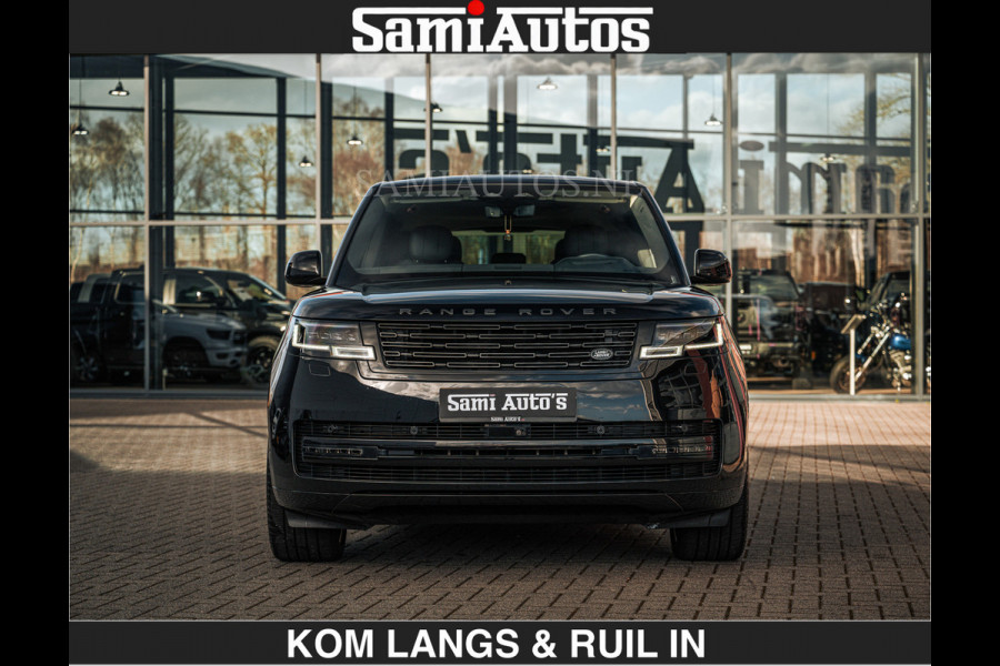 Land Rover Range Rover P550e 551 PK GARANTIE TOT 14-03-2029 | ACHTERAS BESTURING | SOFT CLOSE | HEAD-UP | FACELIFT MODEL | 23 INCH VELGEN | PANORAMADAK | STUURVERWARMING | STOEL KOELING | Incl btw | Fabrieksgarantie tot 14-03-2029 – Geniet van gemoedsrust met uitgebreide dekking tot deze datum.