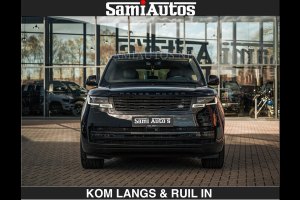 Land Rover Range Rover P550e 551 PK GARANTIE TOT 14-03-2029 | ACHTERAS BESTURING | SOFT CLOSE | HEAD-UP | FACELIFT MODEL | 23 INCH VELGEN | PANORAMADAK | STUURVERWARMING | STOEL KOELING | Incl btw | Fabrieksgarantie tot 14-03-2029 – Geniet van gemoedsrust met uitgebreide dekking tot deze datum.
