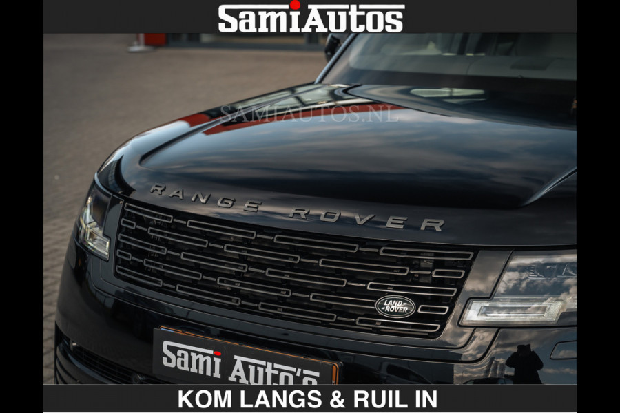Land Rover Range Rover P550e 551 PK GARANTIE TOT 14-03-2029 | ACHTERAS BESTURING | SOFT CLOSE | HEAD-UP | FACELIFT MODEL | 23 INCH VELGEN | PANORAMADAK | STUURVERWARMING | STOEL KOELING | Incl btw | Fabrieksgarantie tot 14-03-2029 – Geniet van gemoedsrust met uitgebreide dekking tot deze datum.