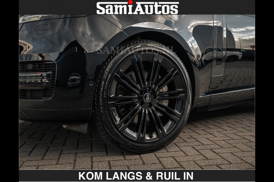 Land Rover Range Rover P550e 551 PK GARANTIE TOT 14-03-2029 | ACHTERAS BESTURING | SOFT CLOSE | HEAD-UP | FACELIFT MODEL | 23 INCH VELGEN | PANORAMADAK | STUURVERWARMING | STOEL KOELING | Incl btw | Fabrieksgarantie tot 14-03-2029 – Geniet van gemoedsrust met uitgebreide dekking tot deze datum.