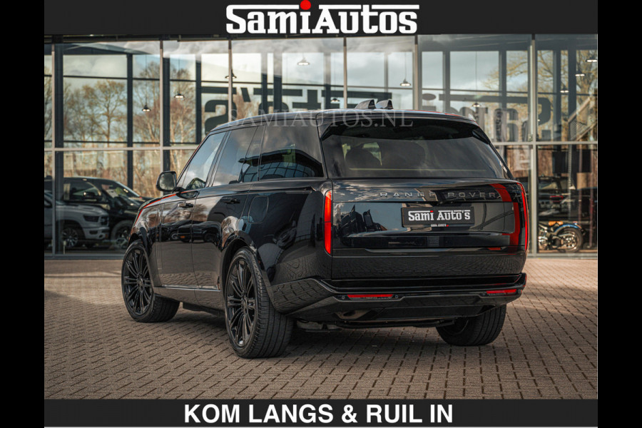 Land Rover Range Rover P550e 551 PK GARANTIE TOT 14-03-2029 | ACHTERAS BESTURING | SOFT CLOSE | HEAD-UP | FACELIFT MODEL | 23 INCH VELGEN | PANORAMADAK | STUURVERWARMING | STOEL KOELING | Incl btw | Fabrieksgarantie tot 14-03-2029 – Geniet van gemoedsrust met uitgebreide dekking tot deze datum.