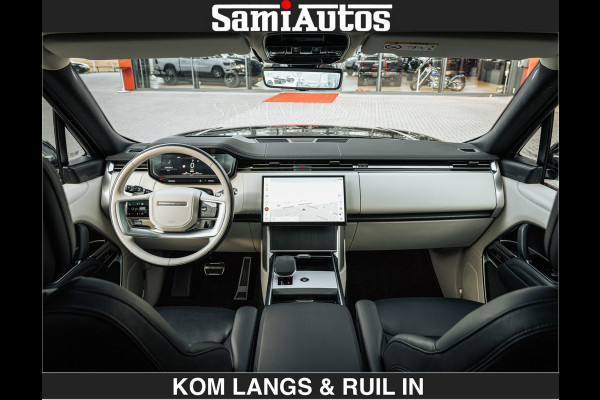 Land Rover Range Rover P550e 551 PK GARANTIE TOT 14-03-2029 | ACHTERAS BESTURING | SOFT CLOSE | HEAD-UP | FACELIFT MODEL | 23 INCH VELGEN | PANORAMADAK | STUURVERWARMING | STOEL KOELING | Incl btw | Fabrieksgarantie tot 14-03-2029 – Geniet van gemoedsrust met uitgebreide dekking tot deze datum.