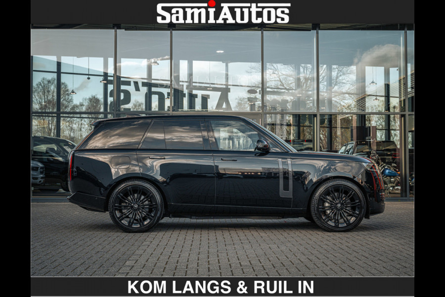 Land Rover Range Rover P550e 551 PK GARANTIE TOT 14-03-2029 | ACHTERAS BESTURING | SOFT CLOSE | HEAD-UP | FACELIFT MODEL | 23 INCH VELGEN | PANORAMADAK | STUURVERWARMING | STOEL KOELING | Incl btw | Fabrieksgarantie tot 14-03-2029 – Geniet van gemoedsrust met uitgebreide dekking tot deze datum.