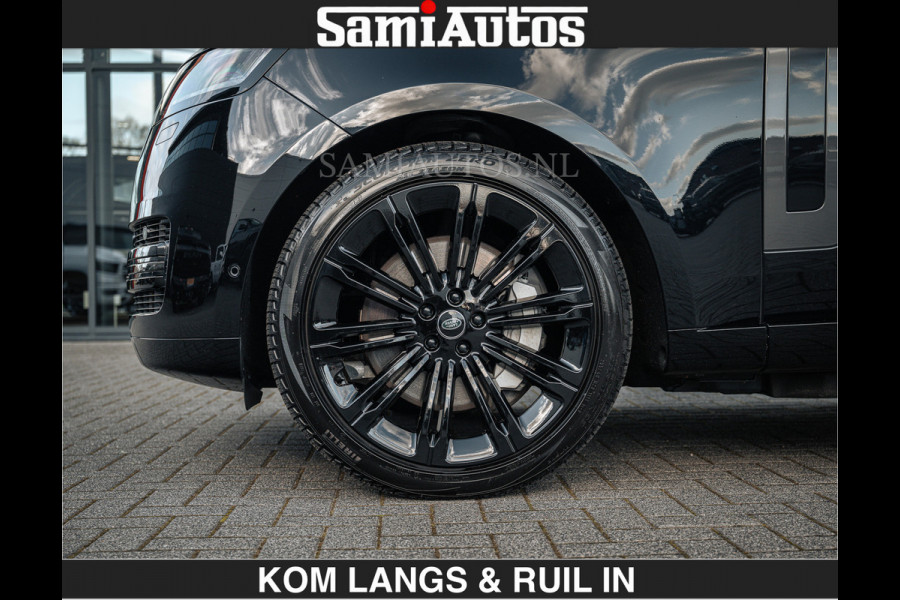 Land Rover Range Rover P550e 551 PK GARANTIE TOT 14-03-2029 | ACHTERAS BESTURING | SOFT CLOSE | HEAD-UP | FACELIFT MODEL | 23 INCH VELGEN | PANORAMADAK | STUURVERWARMING | STOEL KOELING | Incl btw | Fabrieksgarantie tot 14-03-2029 – Geniet van gemoedsrust met uitgebreide dekking tot deze datum.
