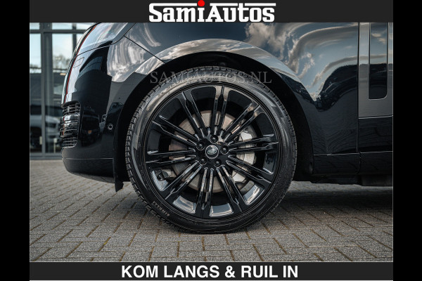 Land Rover Range Rover P550e 551 PK GARANTIE TOT 14-03-2029 | ACHTERAS BESTURING | SOFT CLOSE | HEAD-UP | FACELIFT MODEL | 23 INCH VELGEN | PANORAMADAK | STUURVERWARMING | STOEL KOELING | Incl btw | Fabrieksgarantie tot 14-03-2029 – Geniet van gemoedsrust met uitgebreide dekking tot deze datum.