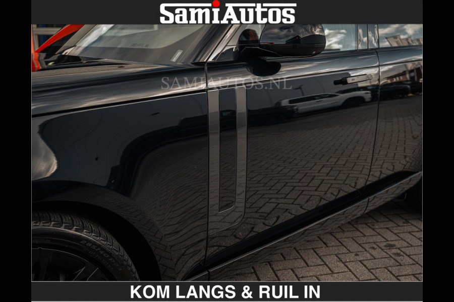 Land Rover Range Rover P550e 551 PK GARANTIE TOT 14-03-2029 | ACHTERAS BESTURING | SOFT CLOSE | HEAD-UP | FACELIFT MODEL | 23 INCH VELGEN | PANORAMADAK | STUURVERWARMING | STOEL KOELING | Incl btw | Fabrieksgarantie tot 14-03-2029 – Geniet van gemoedsrust met uitgebreide dekking tot deze datum.