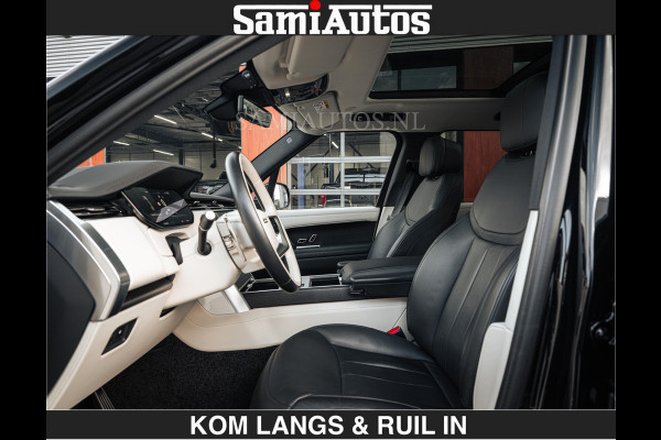 Land Rover Range Rover P550e 551 PK GARANTIE TOT 14-03-2029 | ACHTERAS BESTURING | SOFT CLOSE | HEAD-UP | FACELIFT MODEL | 23 INCH VELGEN | PANORAMADAK | STUURVERWARMING | STOEL KOELING | Incl btw | Fabrieksgarantie tot 14-03-2029 – Geniet van gemoedsrust met uitgebreide dekking tot deze datum.