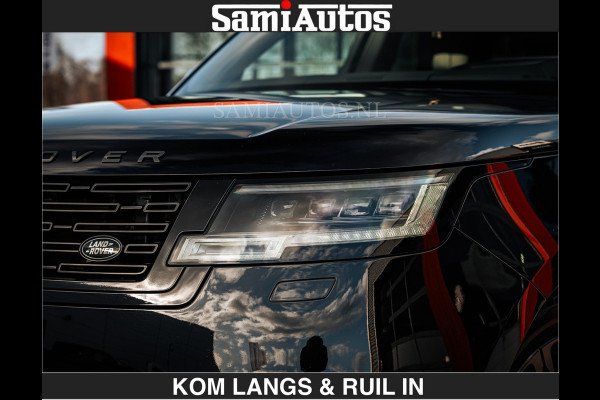 Land Rover Range Rover P550e 551 PK GARANTIE TOT 14-03-2029 | ACHTERAS BESTURING | SOFT CLOSE | HEAD-UP | FACELIFT MODEL | 23 INCH VELGEN | PANORAMADAK | STUURVERWARMING | STOEL KOELING | Incl btw | Fabrieksgarantie tot 14-03-2029 – Geniet van gemoedsrust met uitgebreide dekking tot deze datum.