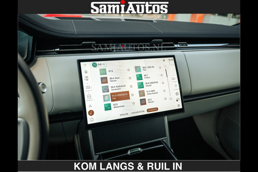 Land Rover Range Rover P550e 551 PK GARANTIE TOT 14-03-2029 | ACHTERAS BESTURING | SOFT CLOSE | HEAD-UP | FACELIFT MODEL | 23 INCH VELGEN | PANORAMADAK | STUURVERWARMING | STOEL KOELING | Incl btw | Fabrieksgarantie tot 14-03-2029 – Geniet van gemoedsrust met uitgebreide dekking tot deze datum.
