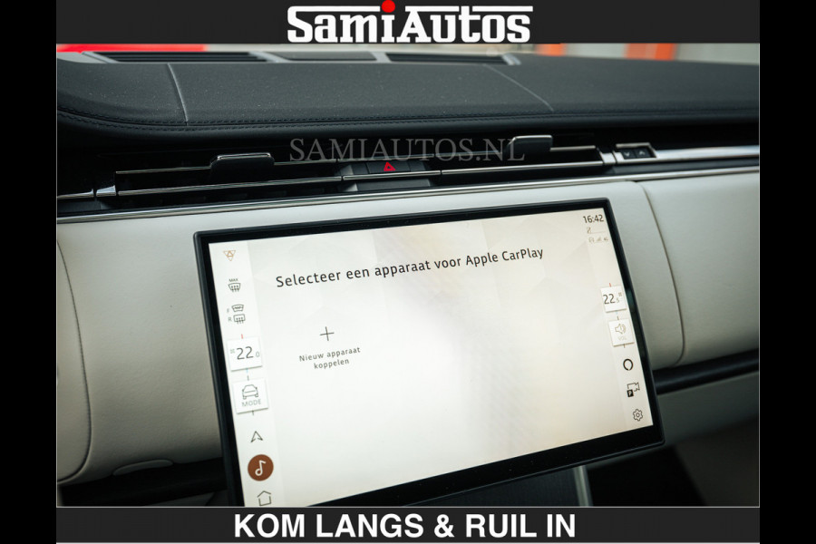 Land Rover Range Rover P550e 551 PK GARANTIE TOT 14-03-2029 | ACHTERAS BESTURING | SOFT CLOSE | HEAD-UP | FACELIFT MODEL | 23 INCH VELGEN | PANORAMADAK | STUURVERWARMING | STOEL KOELING | Incl btw | Fabrieksgarantie tot 14-03-2029 – Geniet van gemoedsrust met uitgebreide dekking tot deze datum.