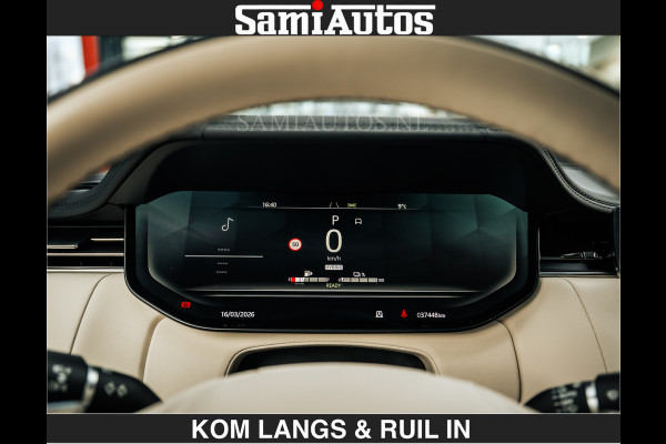 Land Rover Range Rover P550e 551 PK GARANTIE TOT 14-03-2029 | ACHTERAS BESTURING | SOFT CLOSE | HEAD-UP | FACELIFT MODEL | 23 INCH VELGEN | PANORAMADAK | STUURVERWARMING | STOEL KOELING | Incl btw | Fabrieksgarantie tot 14-03-2029 – Geniet van gemoedsrust met uitgebreide dekking tot deze datum.