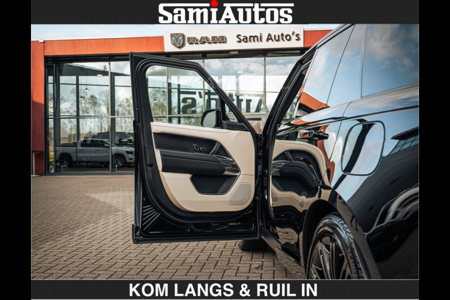 Land Rover Range Rover P550e 551 PK GARANTIE TOT 14-03-2029 | ACHTERAS BESTURING | SOFT CLOSE | HEAD-UP | FACELIFT MODEL | 23 INCH VELGEN | PANORAMADAK | STUURVERWARMING | STOEL KOELING | Incl btw | Fabrieksgarantie tot 14-03-2029 – Geniet van gemoedsrust met uitgebreide dekking tot deze datum.