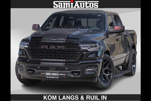 Dodge Ram Limited 540 PK | HUD | LUCHTVERING | MASSAGE | PASSAGIERSSCHERM | De Meest Luxe en Volle Pick-Up in zijn Klasse | Comfortabele Dubbele Cabine met Royale 5 Zitplaatsen | Voorraadnummer: 2370 - 5411 | De specialist in Amerikaanse pick‑ups in Nederland en Europa.