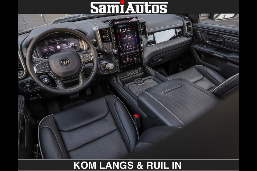 Dodge Ram Limited 540 PK | HUD | LUCHTVERING | MASSAGE | PASSAGIERSSCHERM | De Meest Luxe en Volle Pick-Up in zijn Klasse | Comfortabele Dubbele Cabine met Royale 5 Zitplaatsen | Voorraadnummer: 2370 - 5411 | De specialist in Amerikaanse pick‑ups in Nederland en Europa.