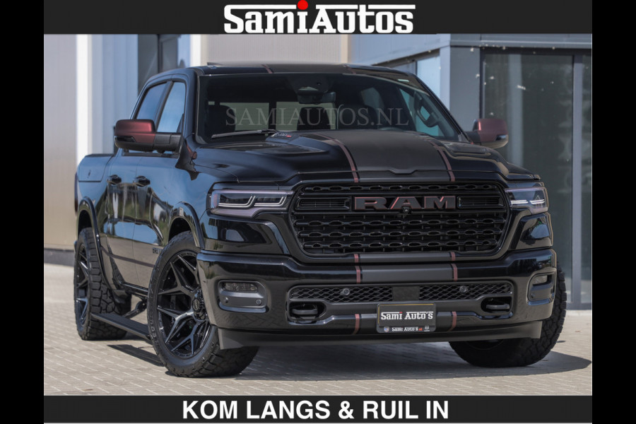 Dodge Ram Limited 540 PK | HUD | LUCHTVERING | MASSAGE | PASSAGIERSSCHERM | De Meest Luxe en Volle Pick-Up in zijn Klasse | Comfortabele Dubbele Cabine met Royale 5 Zitplaatsen | Voorraadnummer: 2370 - 5411 | De specialist in Amerikaanse pick‑ups in Nederland en Europa.
