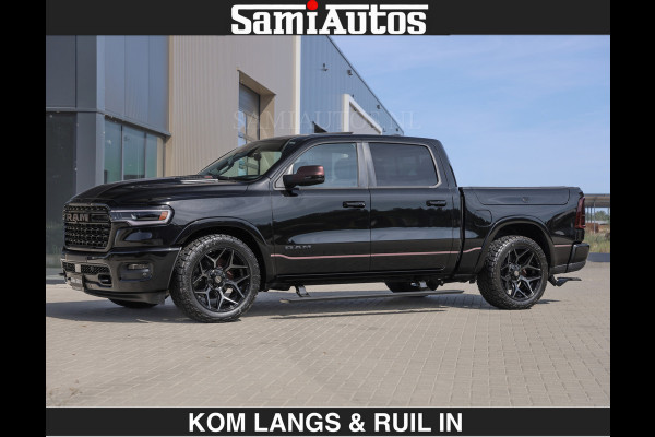 Dodge Ram Limited 540 PK | HUD | LUCHTVERING | MASSAGE | PASSAGIERSSCHERM | De Meest Luxe en Volle Pick-Up in zijn Klasse | Comfortabele Dubbele Cabine met Royale 5 Zitplaatsen | Voorraadnummer: 2370 - 5411 | De specialist in Amerikaanse pick‑ups in Nederland en Europa.