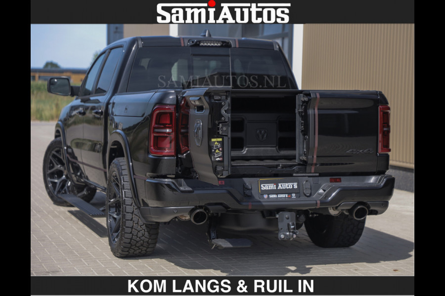 Dodge Ram Limited 540 PK | HUD | LUCHTVERING | MASSAGE | PASSAGIERSSCHERM | De Meest Luxe en Volle Pick-Up in zijn Klasse | Comfortabele Dubbele Cabine met Royale 5 Zitplaatsen | Voorraadnummer: 2370 - 5411 | De specialist in Amerikaanse pick‑ups in Nederland en Europa.