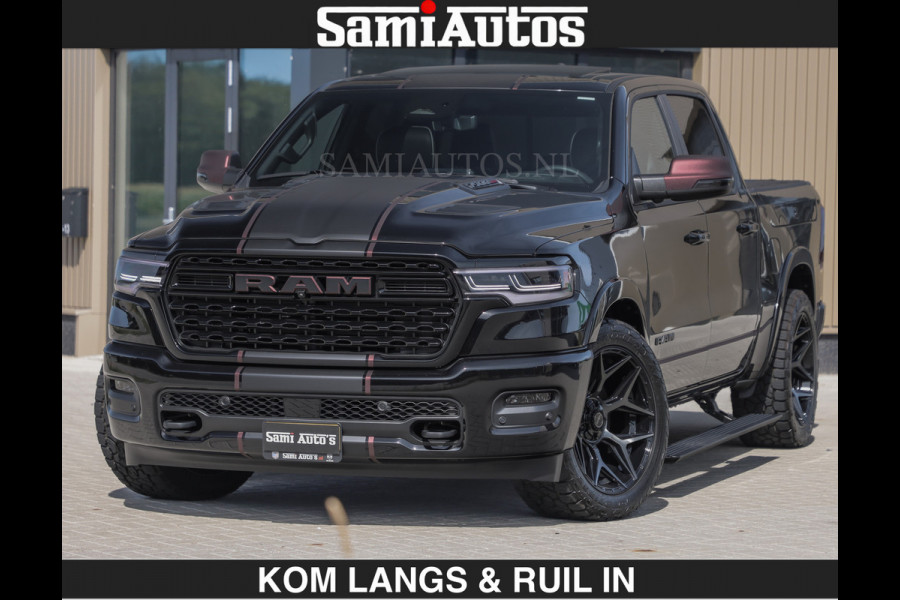 Dodge Ram Limited 540 PK | HUD | LUCHTVERING | MASSAGE | PASSAGIERSSCHERM | De Meest Luxe en Volle Pick-Up in zijn Klasse | Comfortabele Dubbele Cabine met Royale 5 Zitplaatsen | Voorraadnummer: 2370 - 5411 | De specialist in Amerikaanse pick‑ups in Nederland en Europa.