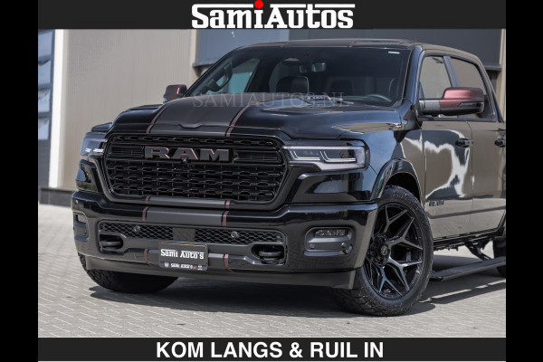 Dodge Ram Limited 540 PK | HUD | LUCHTVERING | MASSAGE | PASSAGIERSSCHERM | De Meest Luxe en Volle Pick-Up in zijn Klasse | Comfortabele Dubbele Cabine met Royale 5 Zitplaatsen | Voorraadnummer: 2370 - 5411 | De specialist in Amerikaanse pick‑ups in Nederland en Europa.
