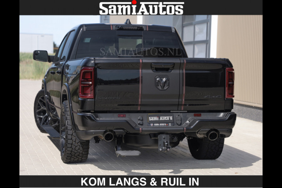 Dodge Ram Limited 540 PK | HUD | LUCHTVERING | MASSAGE | PASSAGIERSSCHERM | De Meest Luxe en Volle Pick-Up in zijn Klasse | Comfortabele Dubbele Cabine met Royale 5 Zitplaatsen | Voorraadnummer: 2370 - 5411 | De specialist in Amerikaanse pick‑ups in Nederland en Europa.