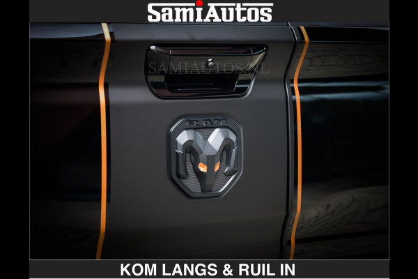 Dodge Ram LIMITED SPORT H.O 540 PK | Massage + Full Option | De Meest Luxe en Volle Pick-Up in zijn Klasse | Comfortabele Dubbele Cabine met Royale 5 Zitplaatsen | BPM vrij | Nu Leverbaar uit Voorraad | Voorraad Nr 2355 - 5149 | De specialist in Amerikaanse pick‑ups in Nederland en Europa.