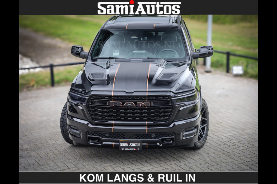 Dodge Ram LIMITED SPORT H.O 540 PK | Massage + Full Option | De Meest Luxe en Volle Pick-Up in zijn Klasse | Comfortabele Dubbele Cabine met Royale 5 Zitplaatsen | BPM vrij | Nu Leverbaar uit Voorraad | Voorraad Nr 2355 - 5149 | De specialist in Amerikaanse pick‑ups in Nederland en Europa.
