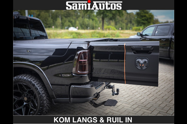 Dodge Ram LIMITED SPORT H.O 540 PK | Massage + Full Option | De Meest Luxe en Volle Pick-Up in zijn Klasse | Comfortabele Dubbele Cabine met Royale 5 Zitplaatsen | BPM vrij | Nu Leverbaar uit Voorraad | Voorraad Nr 2355 - 5149 | De specialist in Amerikaanse pick‑ups in Nederland en Europa.