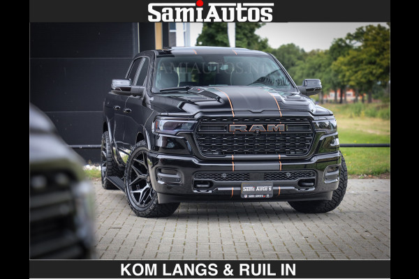 Dodge Ram LIMITED SPORT H.O 540 PK | Massage + Full Option | De Meest Luxe en Volle Pick-Up in zijn Klasse | Comfortabele Dubbele Cabine met Royale 5 Zitplaatsen | BPM vrij | Nu Leverbaar uit Voorraad | Voorraad Nr 2355 - 5149 | De specialist in Amerikaanse pick‑ups in Nederland en Europa.