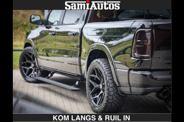 Dodge Ram LIMITED SPORT H.O 540 PK | Massage + Full Option | De Meest Luxe en Volle Pick-Up in zijn Klasse | Comfortabele Dubbele Cabine met Royale 5 Zitplaatsen | BPM vrij | Nu Leverbaar uit Voorraad | Voorraad Nr 2355 - 5149 | De specialist in Amerikaanse pick‑ups in Nederland en Europa.