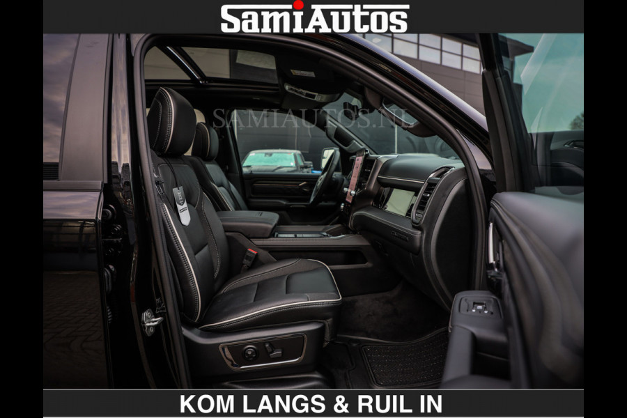 Dodge Ram LIMITED SPORT H.O 540 PK | Massage + Full Option | De Meest Luxe en Volle Pick-Up in zijn Klasse | Comfortabele Dubbele Cabine met Royale 5 Zitplaatsen | BPM vrij | Nu Leverbaar uit Voorraad | Voorraad Nr 2355 - 5149 | De specialist in Amerikaanse pick‑ups in Nederland en Europa.
