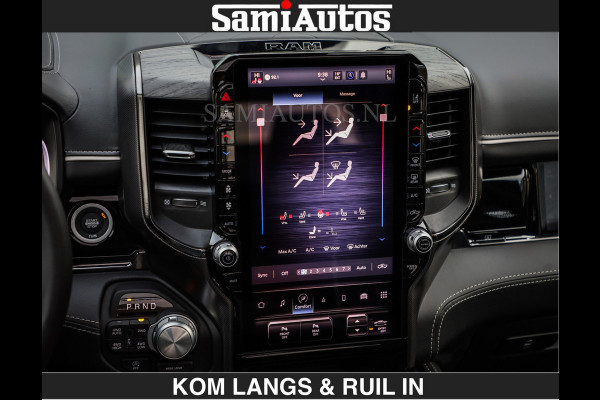 Dodge Ram LIMITED SPORT H.O 540 PK | Massage + Full Option | De Meest Luxe en Volle Pick-Up in zijn Klasse | Comfortabele Dubbele Cabine met Royale 5 Zitplaatsen | BPM vrij | Nu Leverbaar uit Voorraad | Voorraad Nr 2355 - 5149 | De specialist in Amerikaanse pick‑ups in Nederland en Europa.