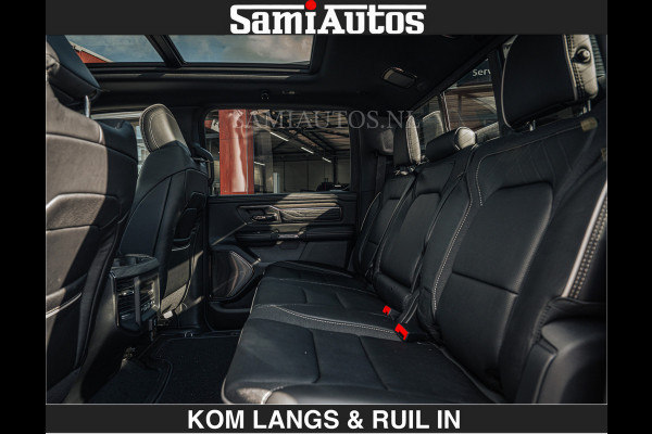 Dodge Ram LIMITED 2026 5.7 V8 HEMI | MAXIMAAL UITGERUST | DUBBELE CABINE | 5 PERSOONS | DC | Allernieuwste Limited uitvoering – volledig uitgerust met alle opties, inclusief MWK en normale laadbak.