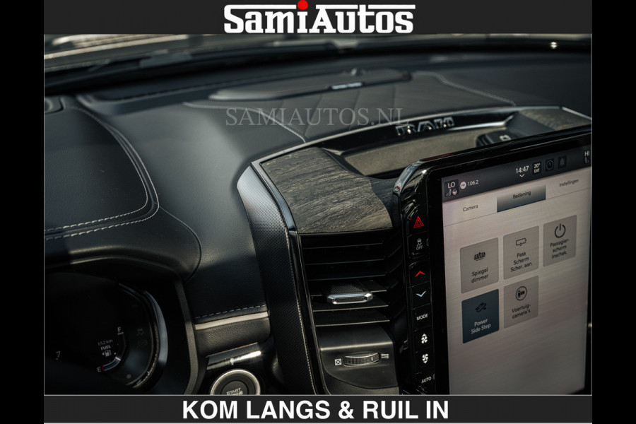 Dodge Ram LIMITED 2026 5.7 V8 HEMI | MAXIMAAL UITGERUST | DUBBELE CABINE | 5 PERSOONS | DC | Allernieuwste Limited uitvoering – volledig uitgerust met alle opties, inclusief MWK en normale laadbak.