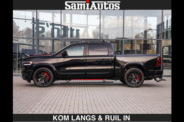 Dodge Ram LIMITED 2026 5.7 V8 HEMI | MAXIMAAL UITGERUST | DUBBELE CABINE | 5 PERSOONS | DC | Allernieuwste Limited uitvoering – volledig uitgerust met alle opties, inclusief MWK en normale laadbak.