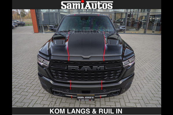 Dodge Ram LIMITED 2026 5.7 V8 HEMI | MAXIMAAL UITGERUST | DUBBELE CABINE | 5 PERSOONS | DC | Allernieuwste Limited uitvoering – volledig uitgerust met alle opties, inclusief MWK en normale laadbak.